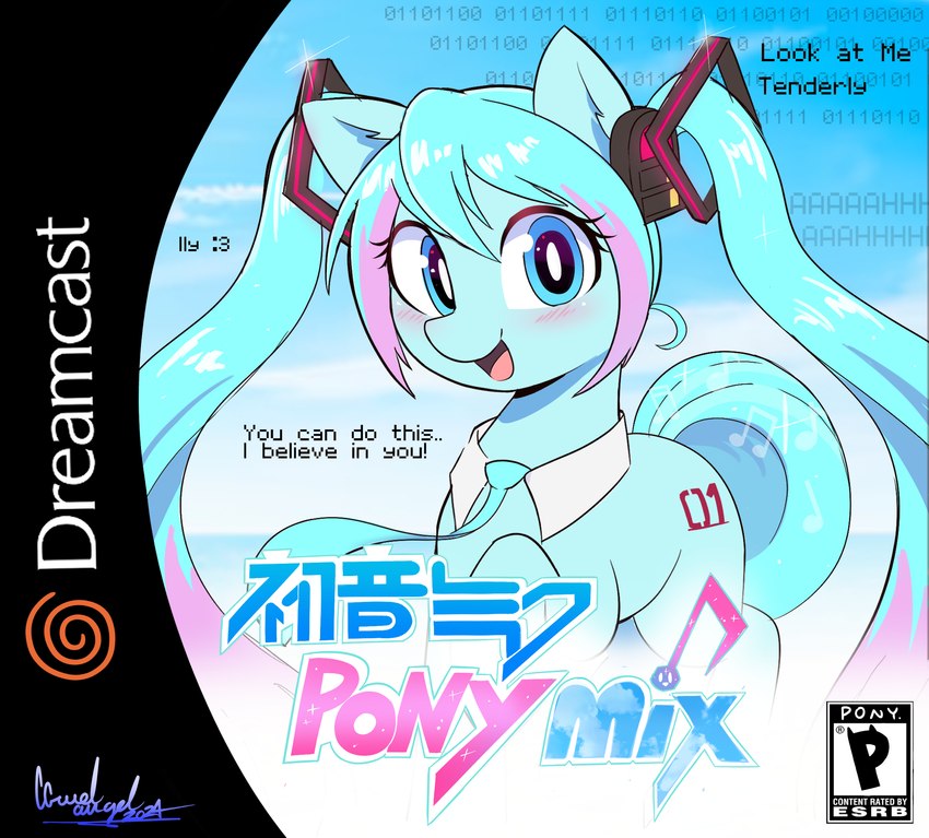 hatsune miku (my little pony and etc) created by ccruelangel