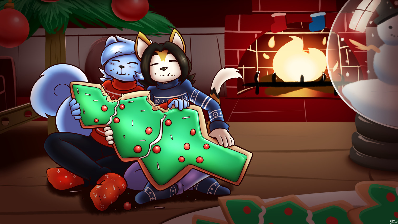 lettuce and peter (christmas) created by felino