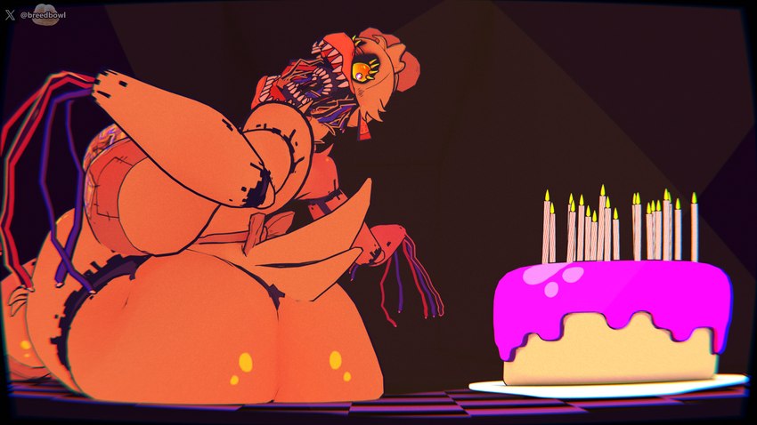 withered chica (five nights at freddy's 2 and etc) created by breedbowl