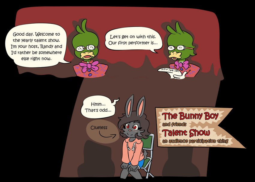 bunny boy and randy created by bisonvega