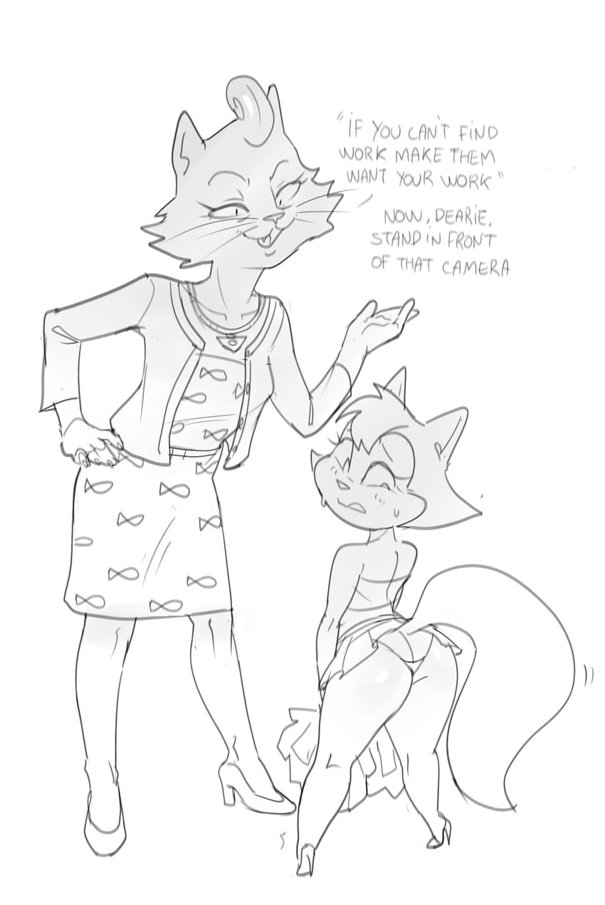 princess carolyn and sawyer (cats don't dance and etc) created by dbaru