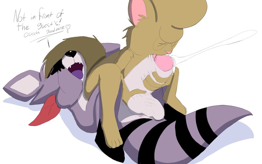 rambley raccoon and twee (indigo park) created by twerpishimp