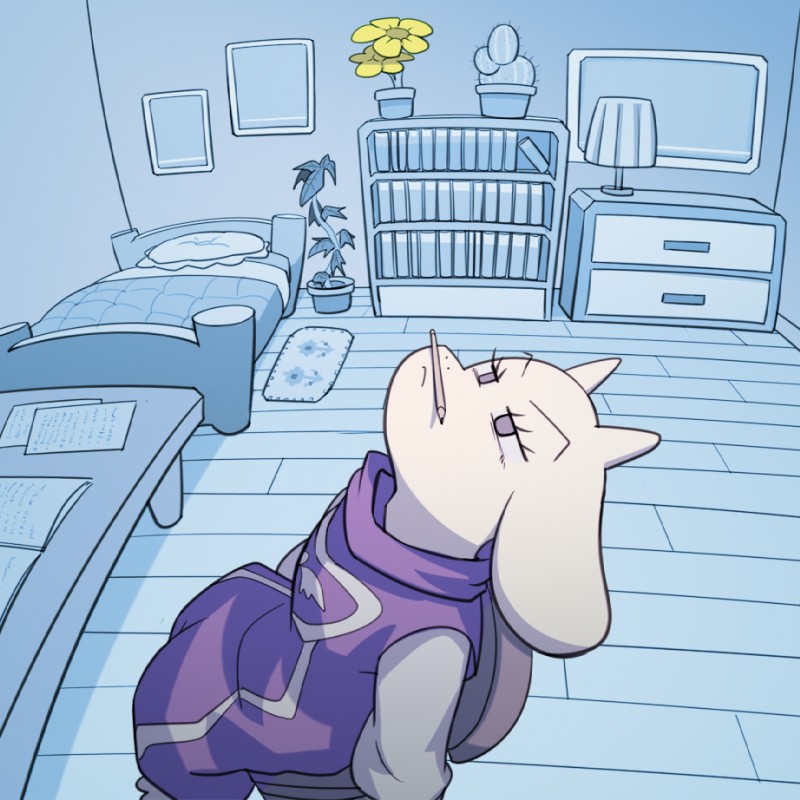 toriel (undertale (series) and etc) created by nyusu ut