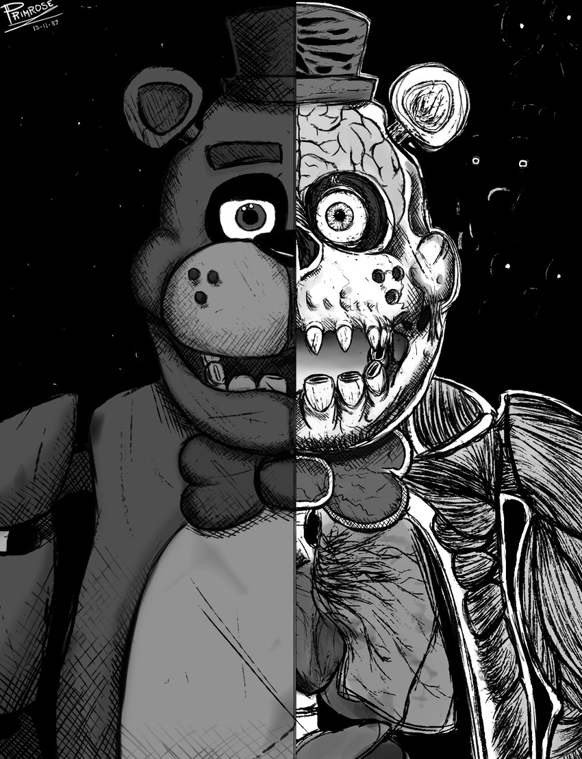 freddy (five nights at freddy's and etc) created by unknown artist