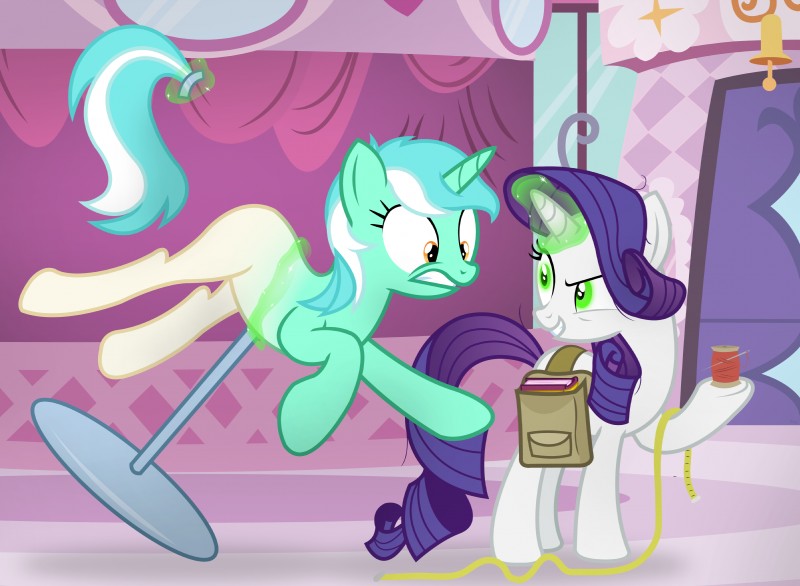 lyra heartstrings and rarity (friendship is magic and etc) created by icaron