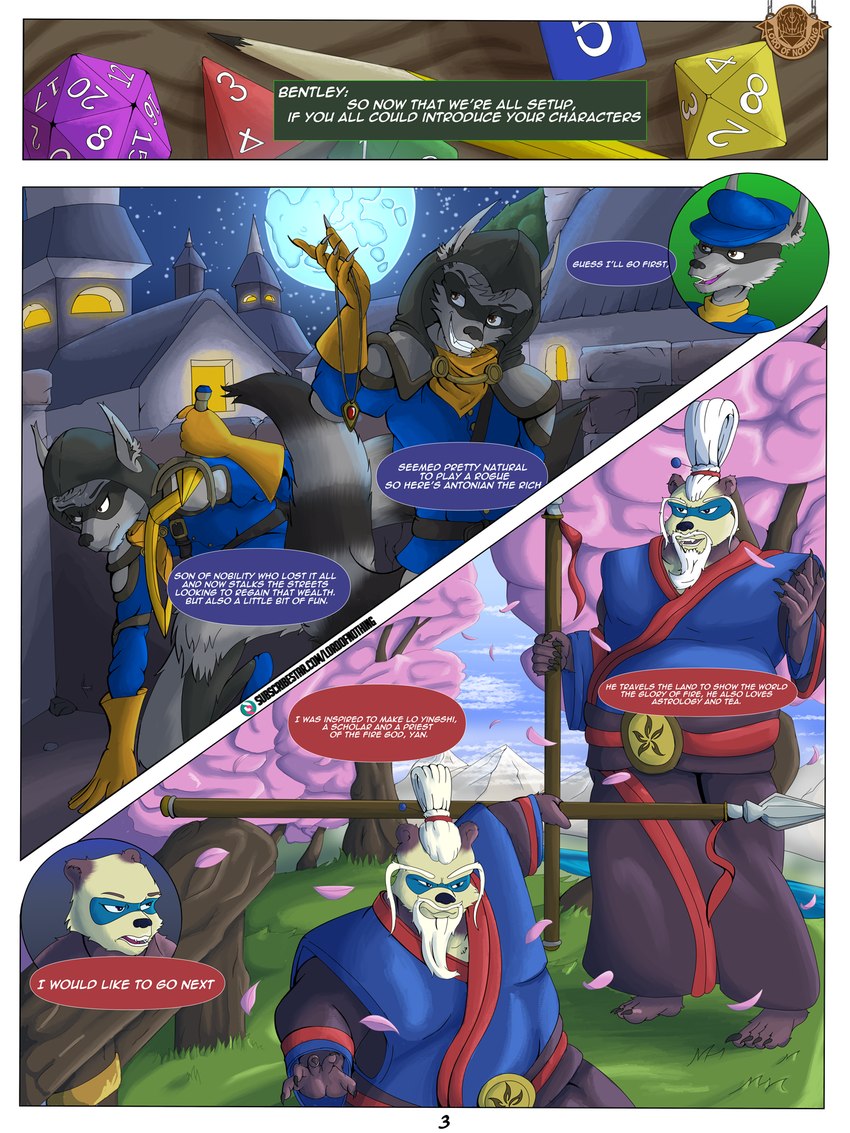 panda king and sly cooper (sony interactive entertainment and etc) created by lordofnothin1