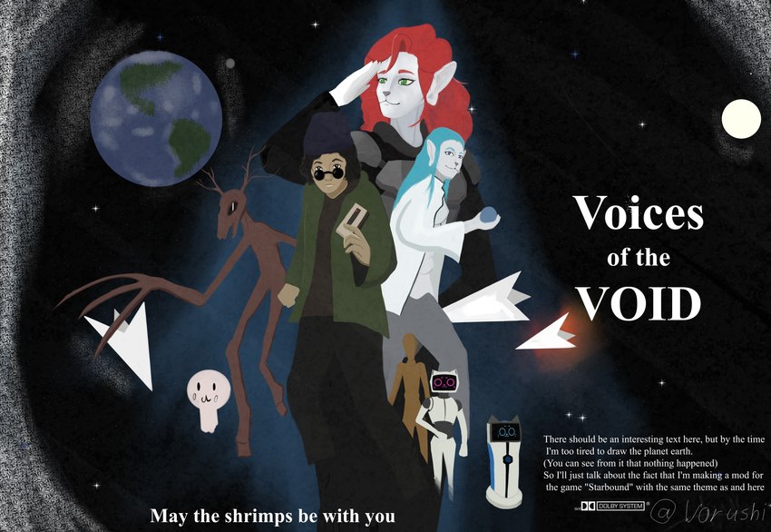 argemia and dr. kel (voices of the void) created by worushi