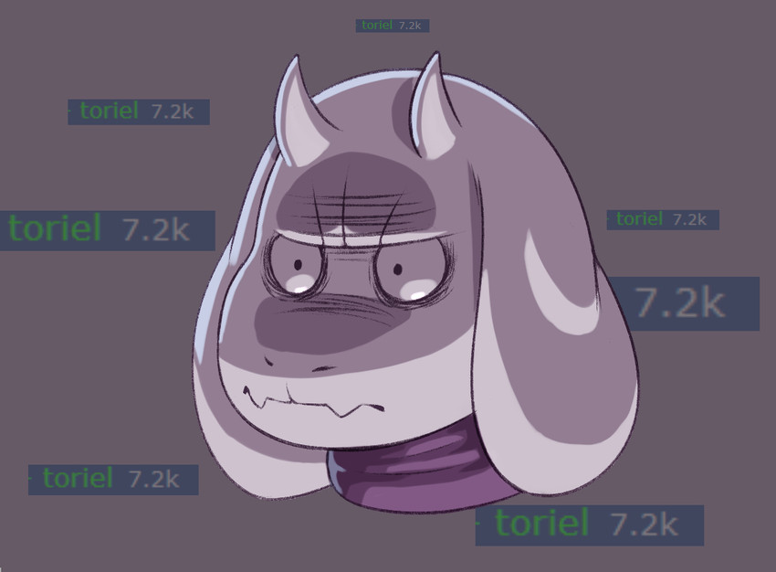 toriel (undertale (series) and etc) created by renabu