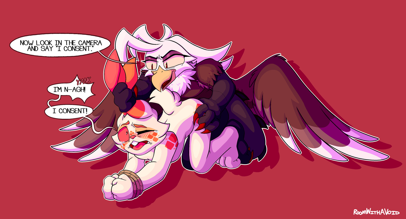 patches and thirio (mythology) created by roomwithavoid