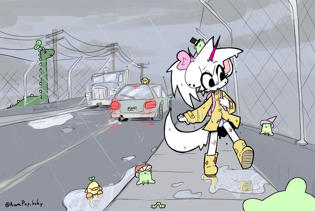 unicorn puppie created by anxipup