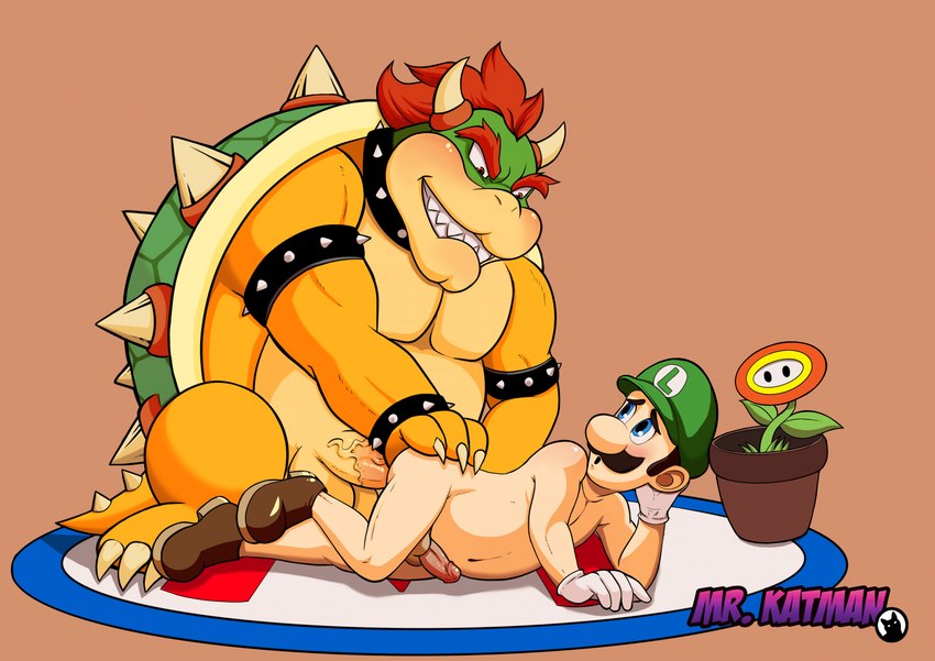 bowser and luigi (mario bros and etc) created by mrkatman