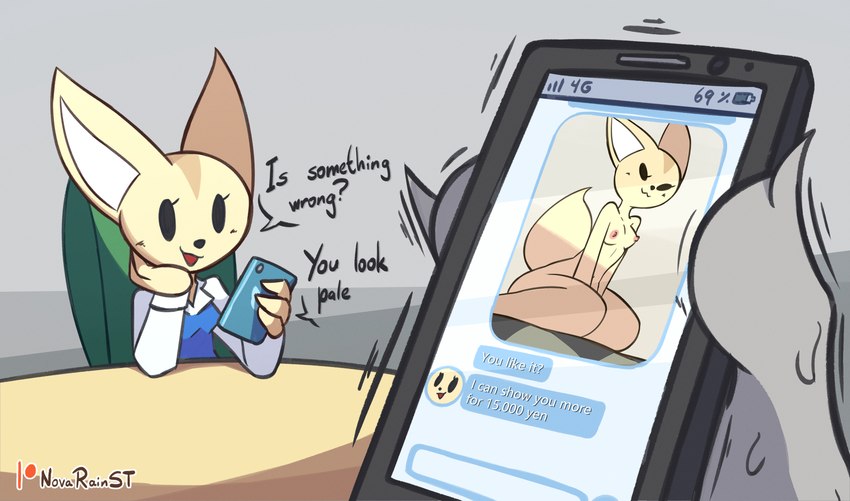 fenneko (aggretsuko and etc) created by nova rain