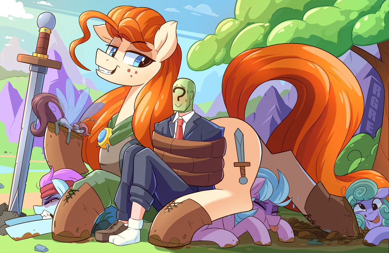 anon and fan character (my little pony and etc) created by nignogs