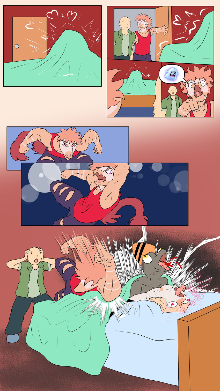 anon, naomi, naser, and reed (ko op (game developer) and etc) created by fuegosonic93