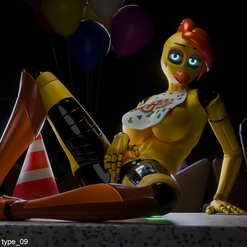 toy chica (five nights at freddy's 2 and etc) created by type 09