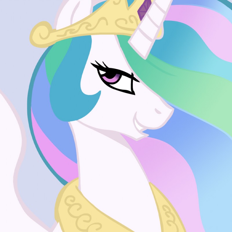 princess celestia (friendship is magic and etc) created by megasweet