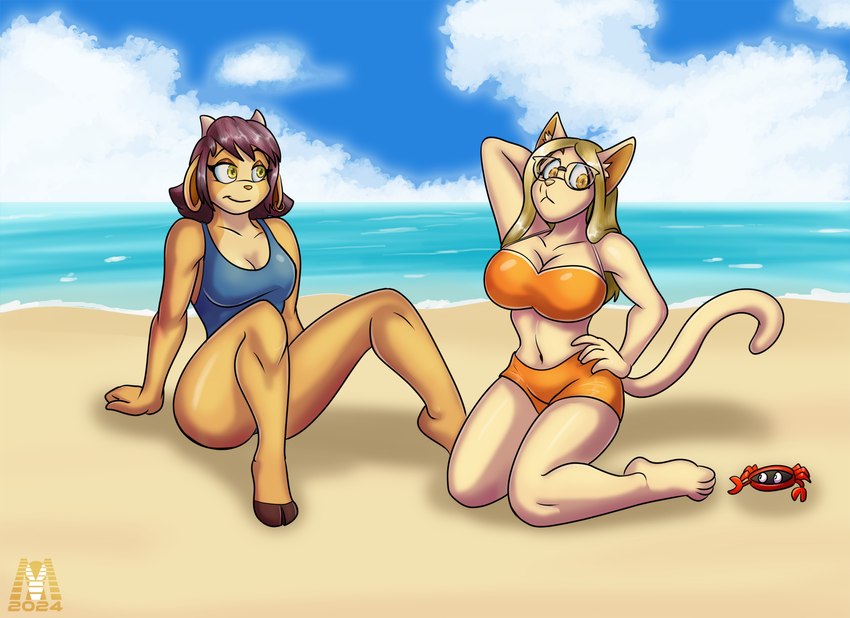 cat girl and diana (on your tail) created by mlock