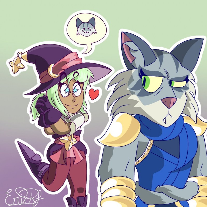 asuri and fait (brawlhalla) created by supererickx