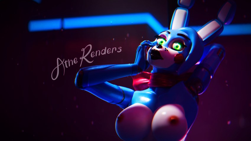 toy bonnie and toy bonnie (five nights at freddy's 2 and etc) created by atherenders