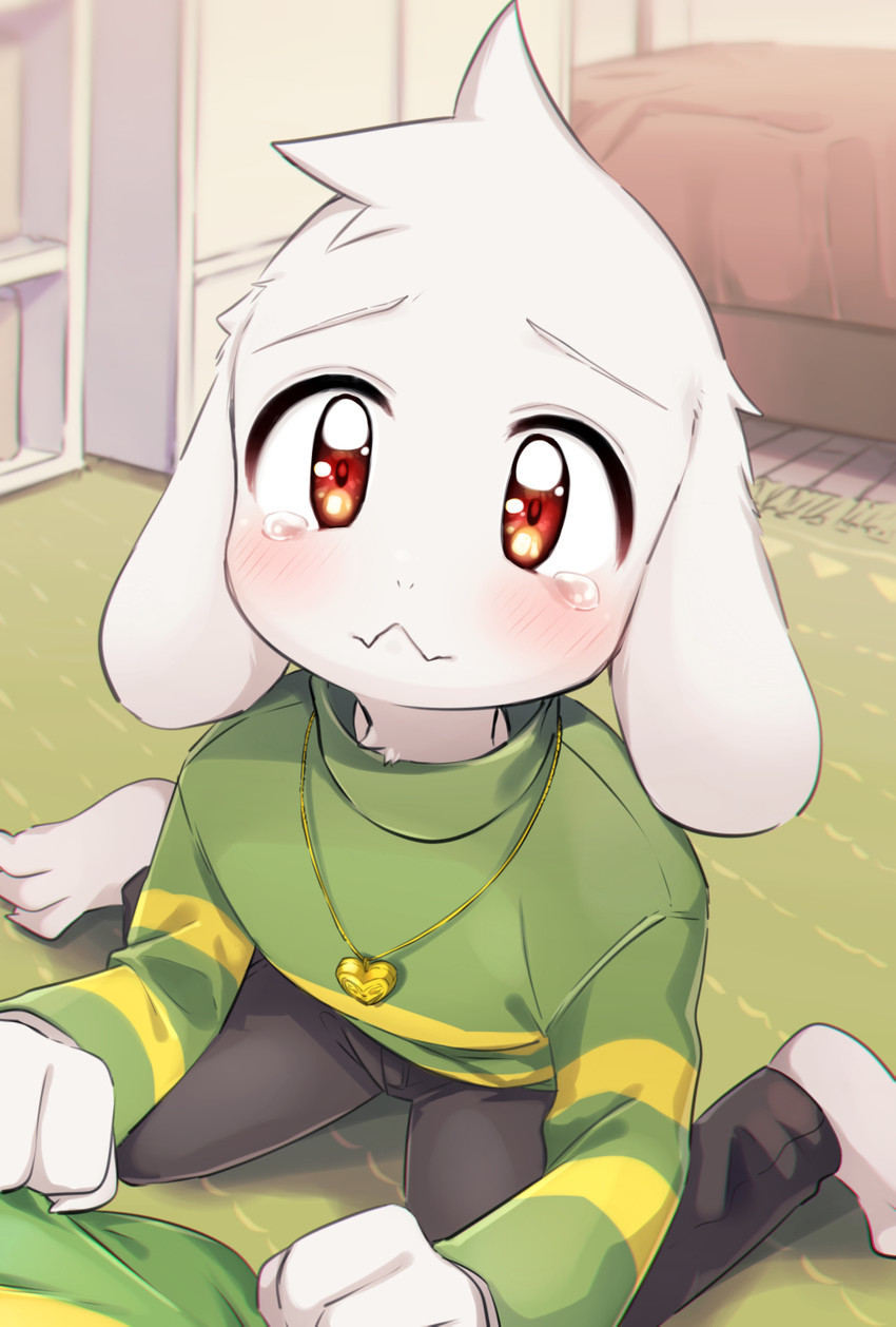 asriel dreemurr (undertale (series) and etc) created by porygonleft