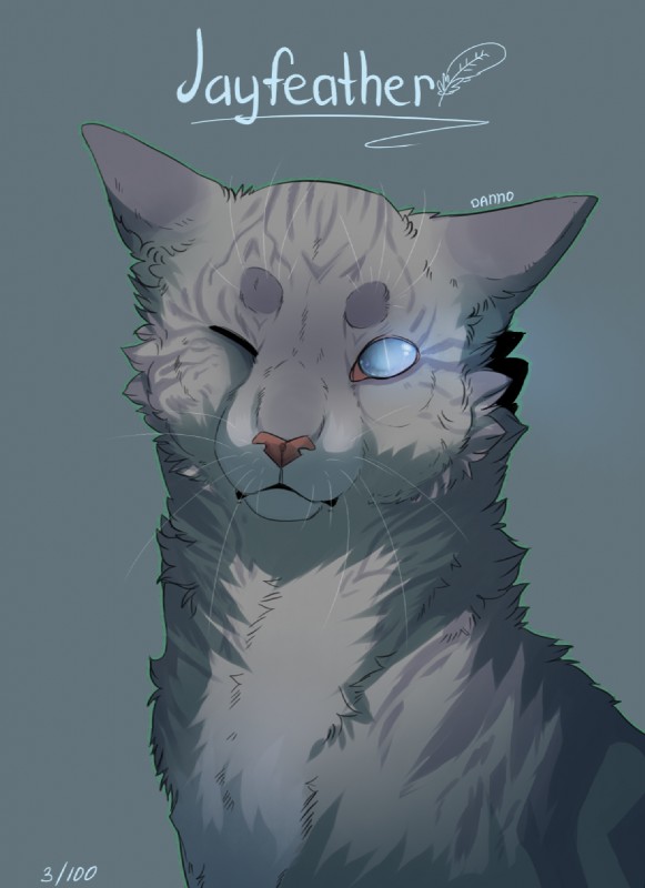 jayfeather (warriors (book series)) created by dannoitanart