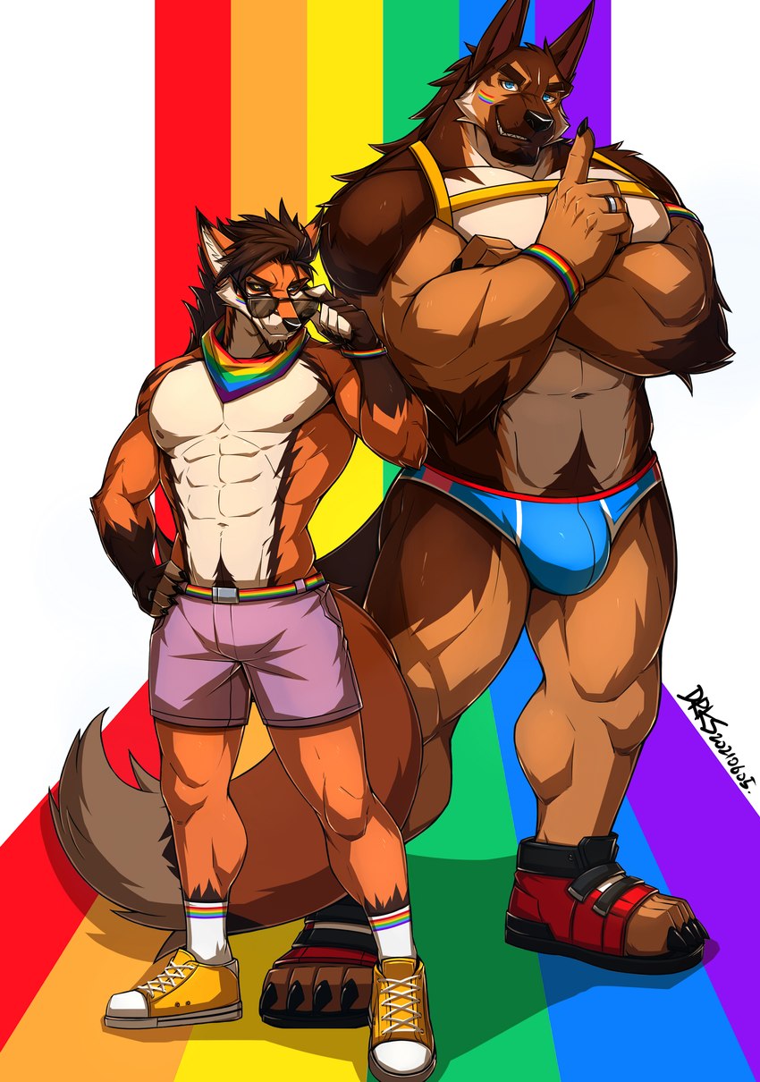 garnett and nicolas (lgbt pride month) created by drks