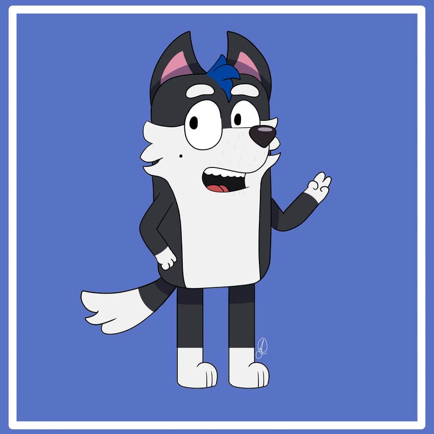 anders and fan character (bluey (series)) created by anders 285