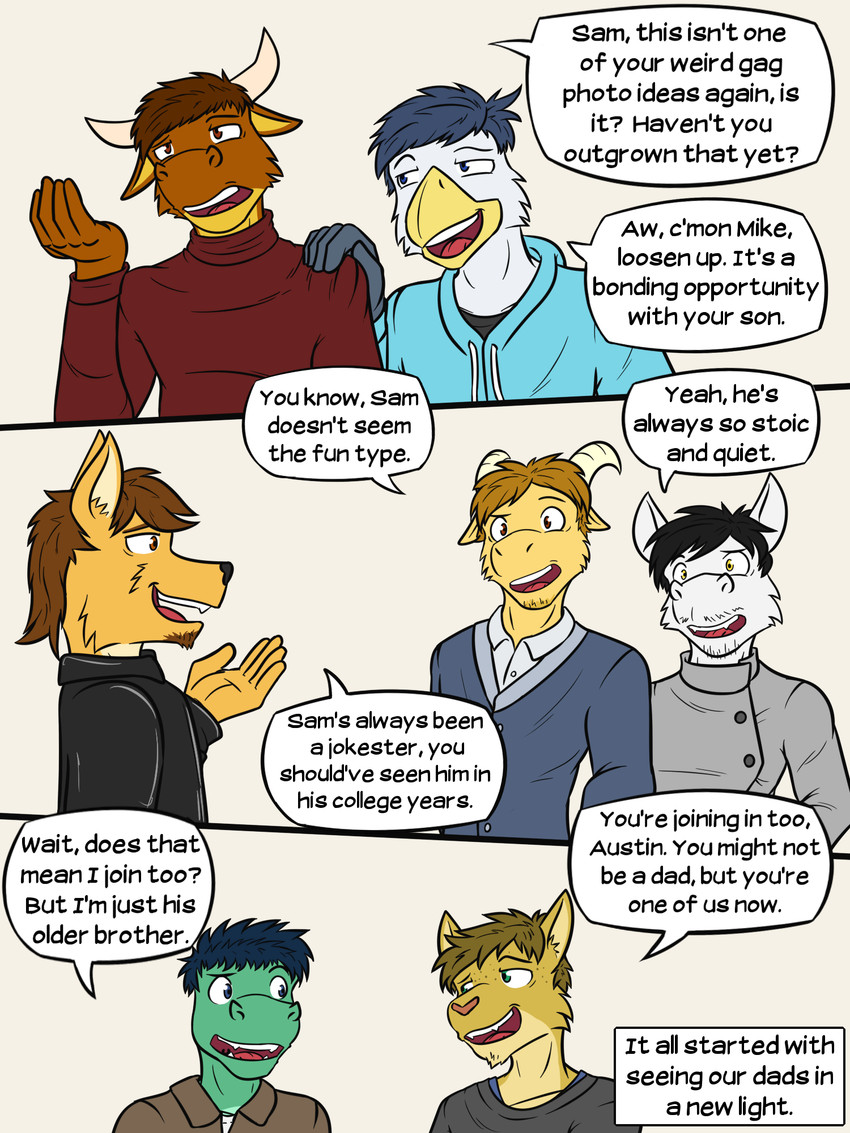 takashi yamashita, michael conrad, abraham caro, james oliver, austin abel, and etc (texnatsu) created by fuze