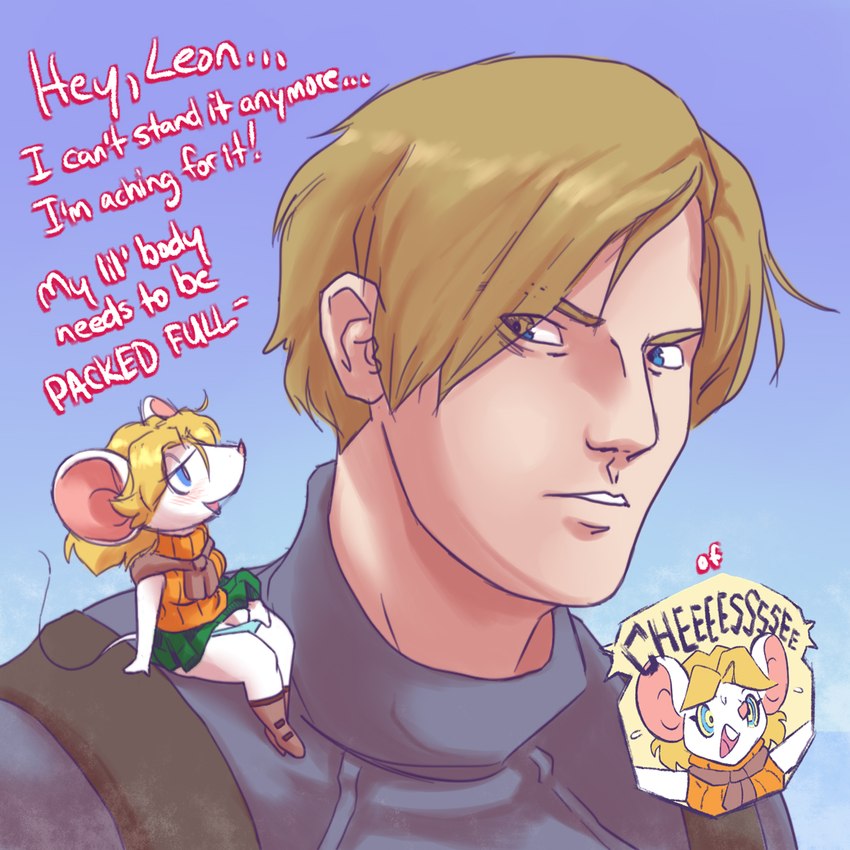 ashley graham, leon kennedy, and moushley (resident evil and etc) created by plagueofgripes