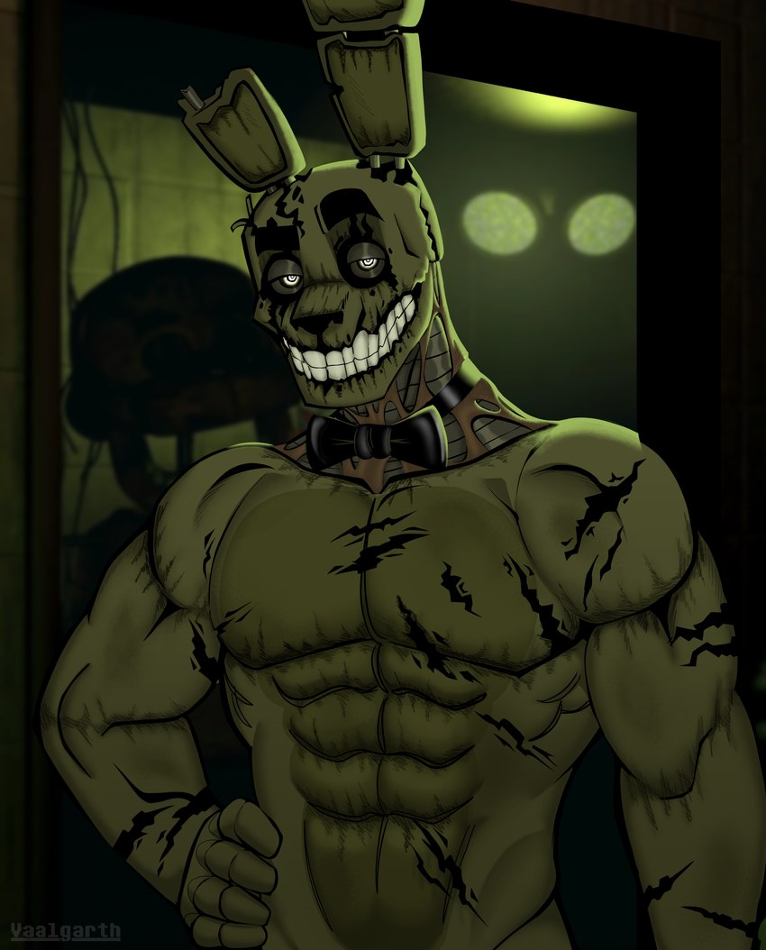 springtrap (five nights at freddy's 3 and etc) created by vaalgarth