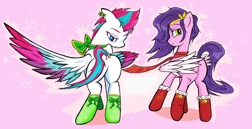 pipp petals and zipp storm (my little pony and etc) created by sallycars (artist)