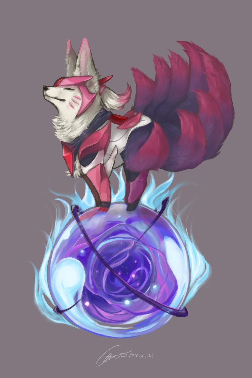 ahri (league of legends and etc) created by bounce-w-t