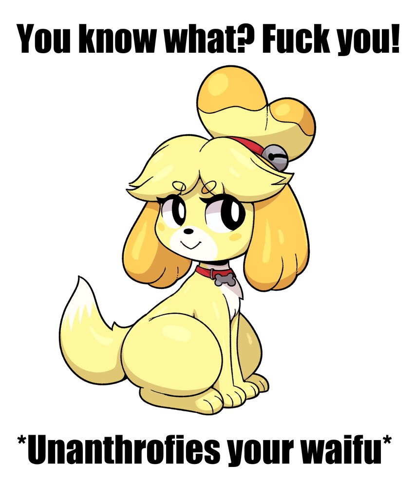 isabelle (animal crossing and etc) created by miso souperstar