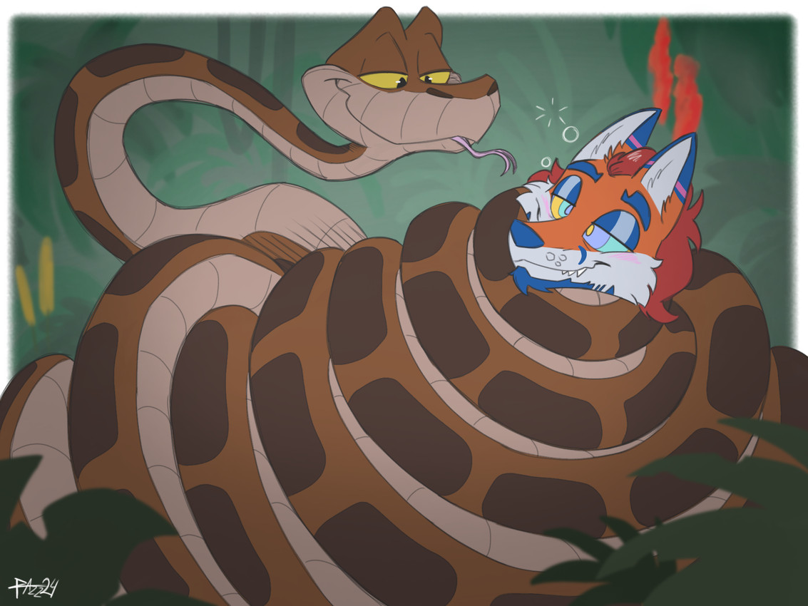 kaa and purath (the jungle book) created by boxidle