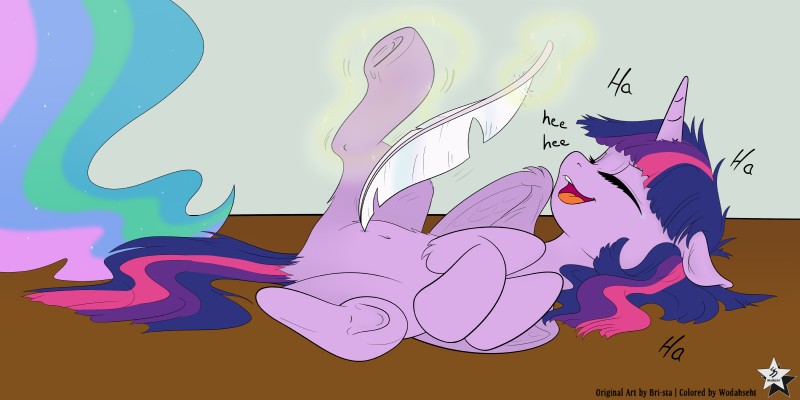 princess celestia and twilight sparkle (friendship is magic and etc) created by bri-sta and wodahseht