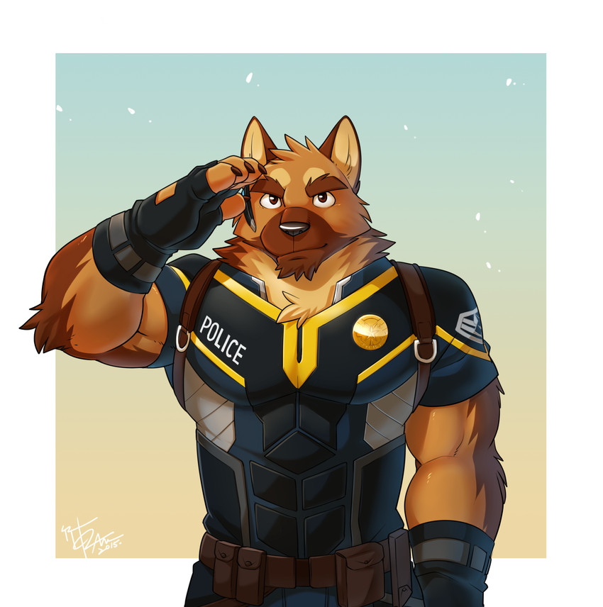 officer benson created by takemoto arashi