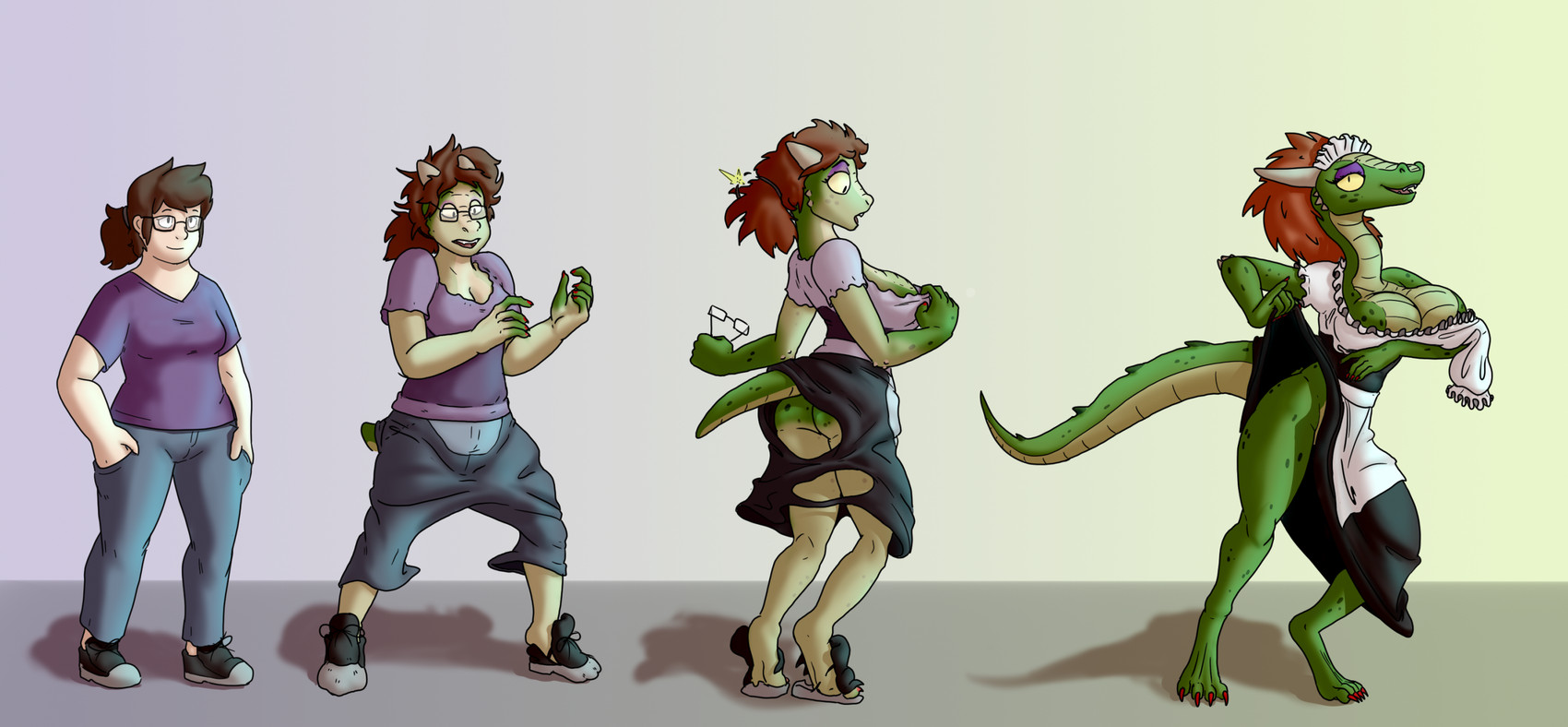 lifts-her-tail (the lusty argonian maid and etc) created by prurientpie