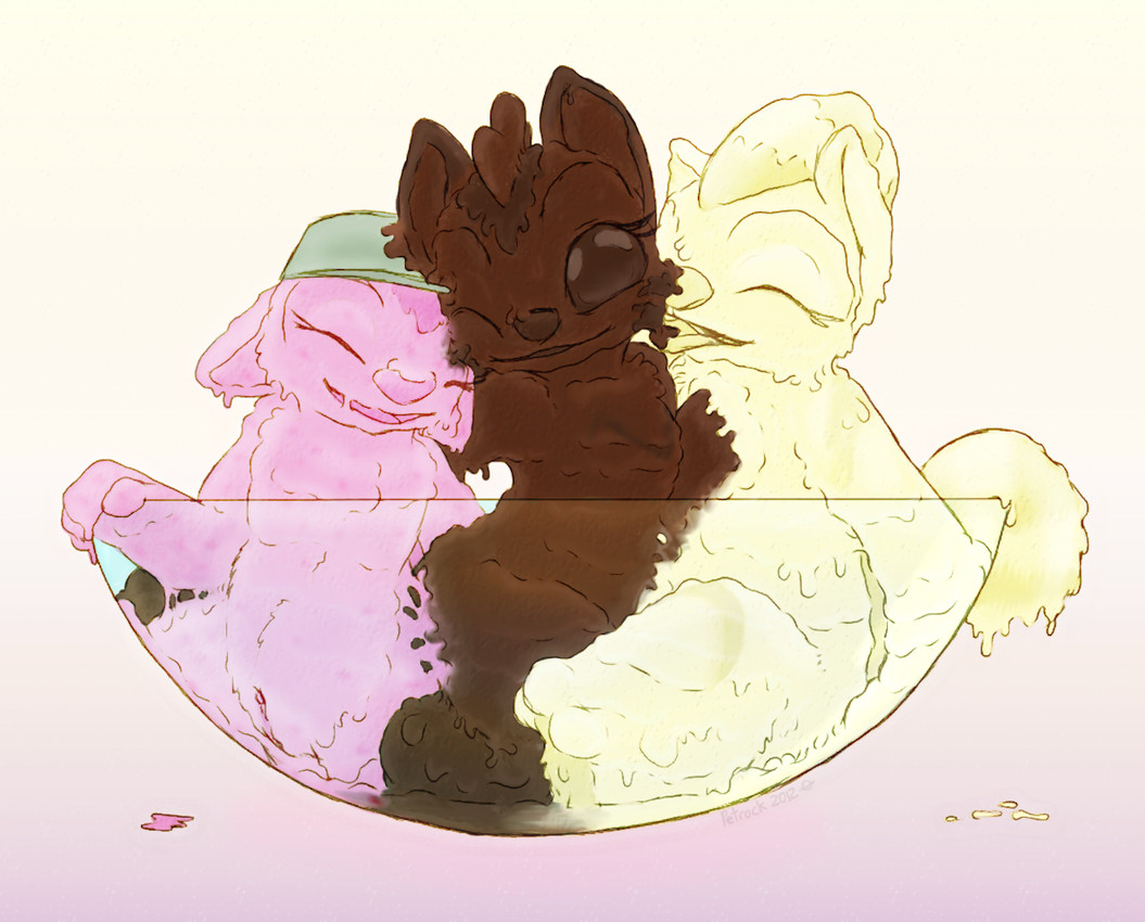 fan character, marshmallow, ovna, and rinese (lilo and stitch and etc) created by petrock