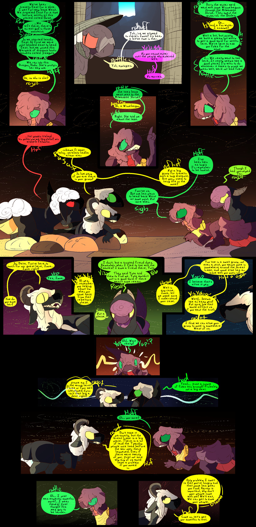 gila and hiker (dragonscape and etc) created by thepatchedragon