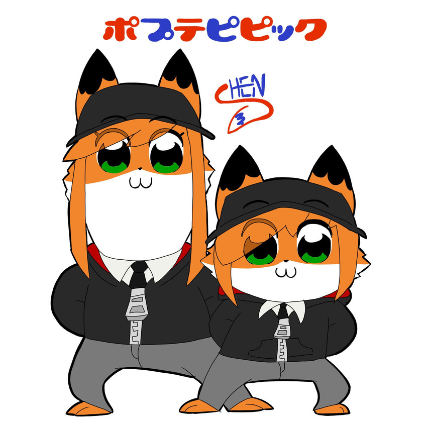 chen, fan character, and fem (pop team epic) created by foxchen