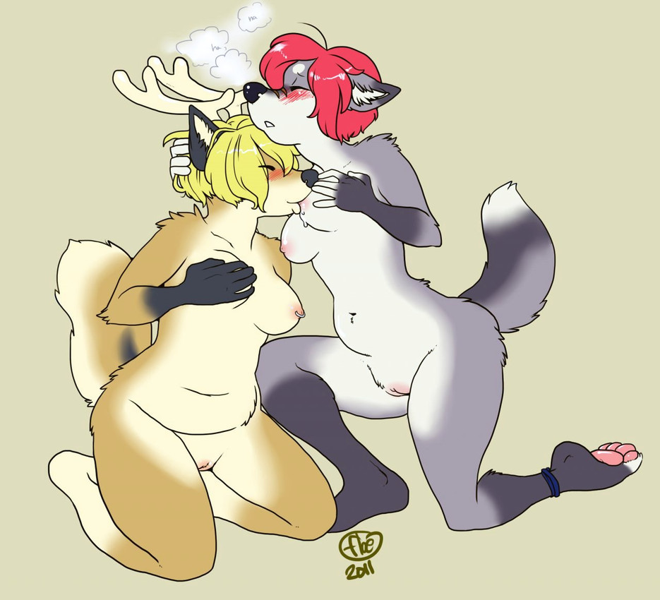 floe and kaia created by floebean