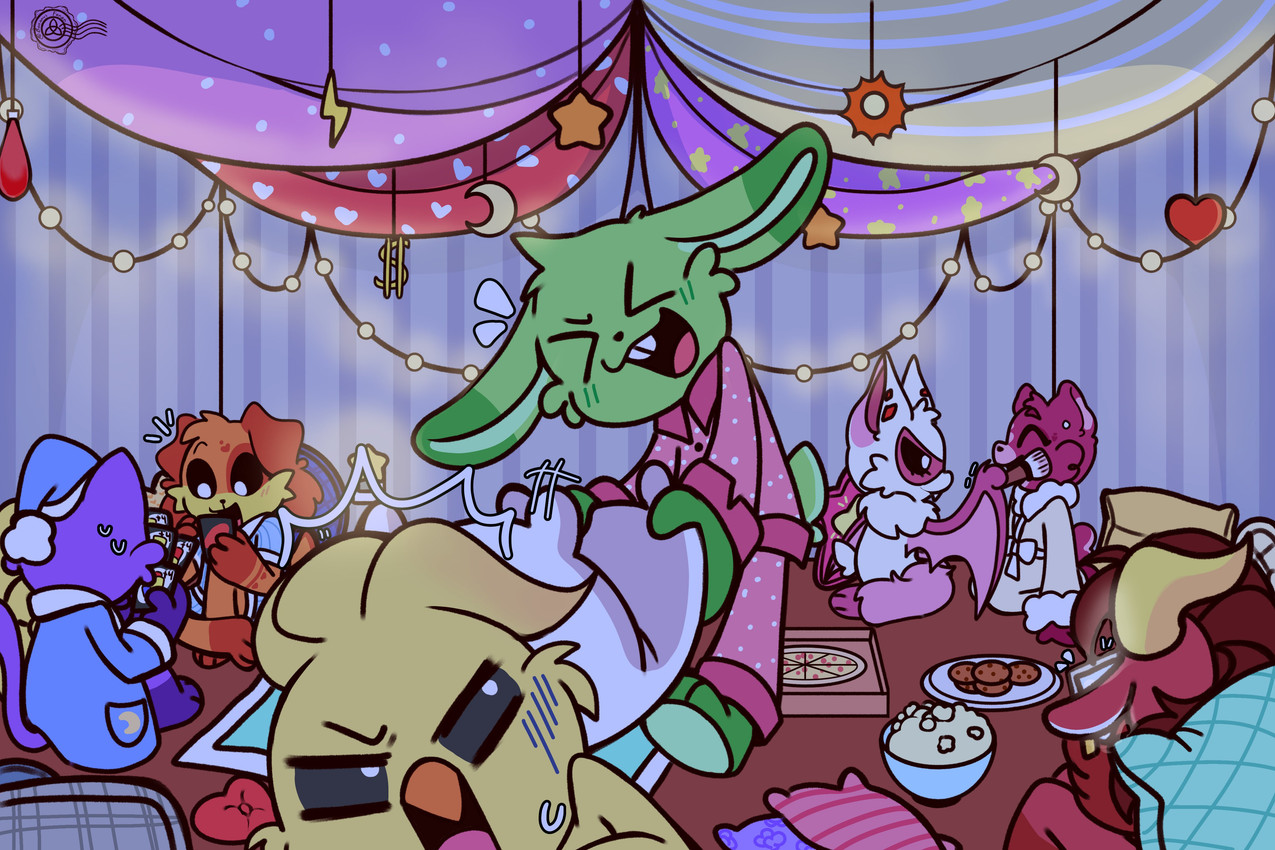 simon smoke, rabie baby, catnap, dogday, hoppy hopscotch, and etc (nightmare critters and etc) created by bonanusfanan