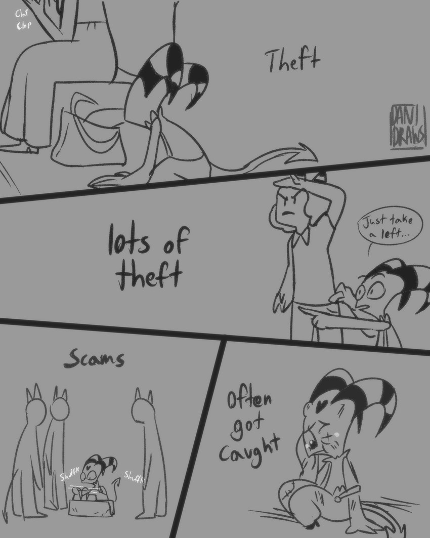 blitzo (helluva boss and etc) created by danidrawsandstuff