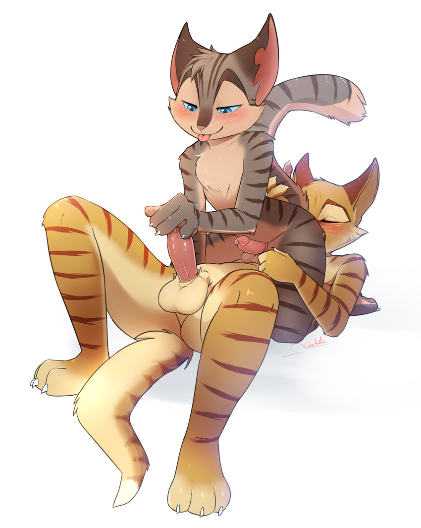 dorian zibowski and rocky rickaby (lackadaisy) created by zerpreros