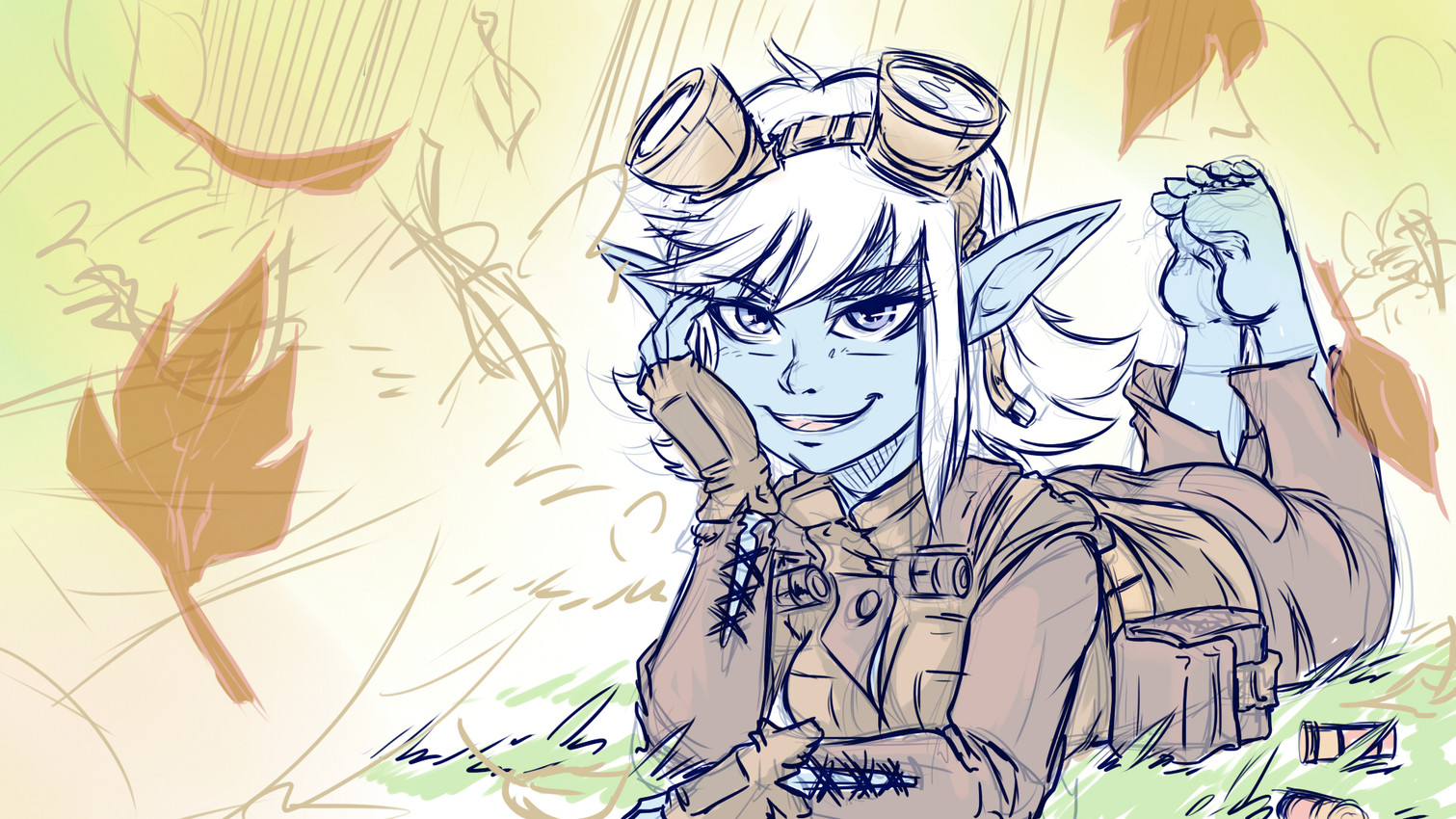 tristana (league of legends and etc) created by plagueofgripes