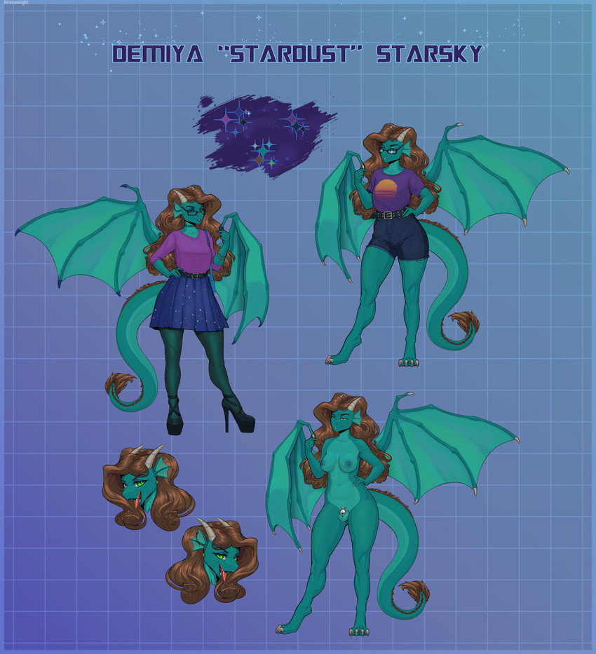 demiya "stardust" starsky (mythology) created by kirasunnight