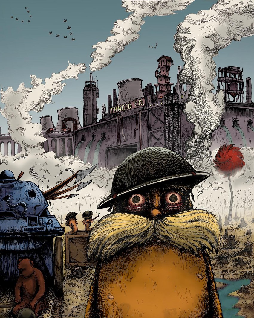 lorax (marines call it that 2000 yard stare and etc) created by briman2000