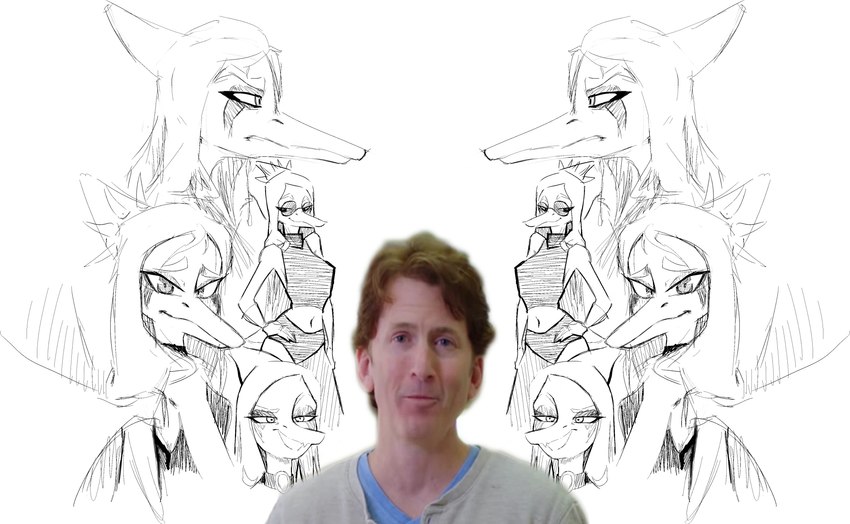 fang and todd howard (goodbye volcano high) created by general proton