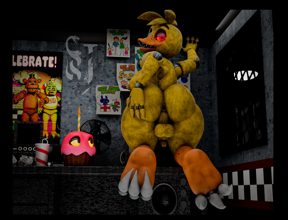 chica and cupcake (five nights at freddy's and etc) created by impaer jaster