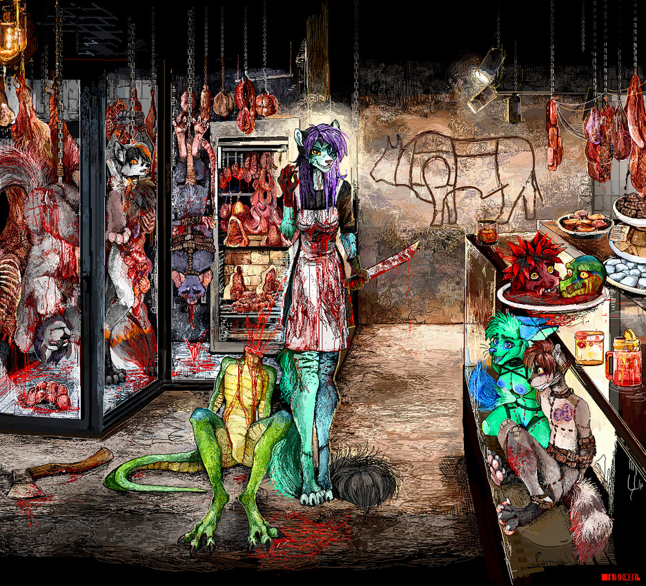 aaron d'verse, furx, ion, and s'kei created by jeffusherb